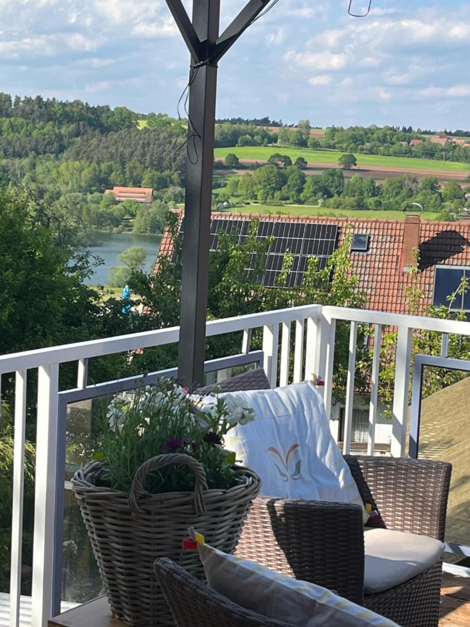 Wohnung Mit Dachterasse Absberg Esterno foto