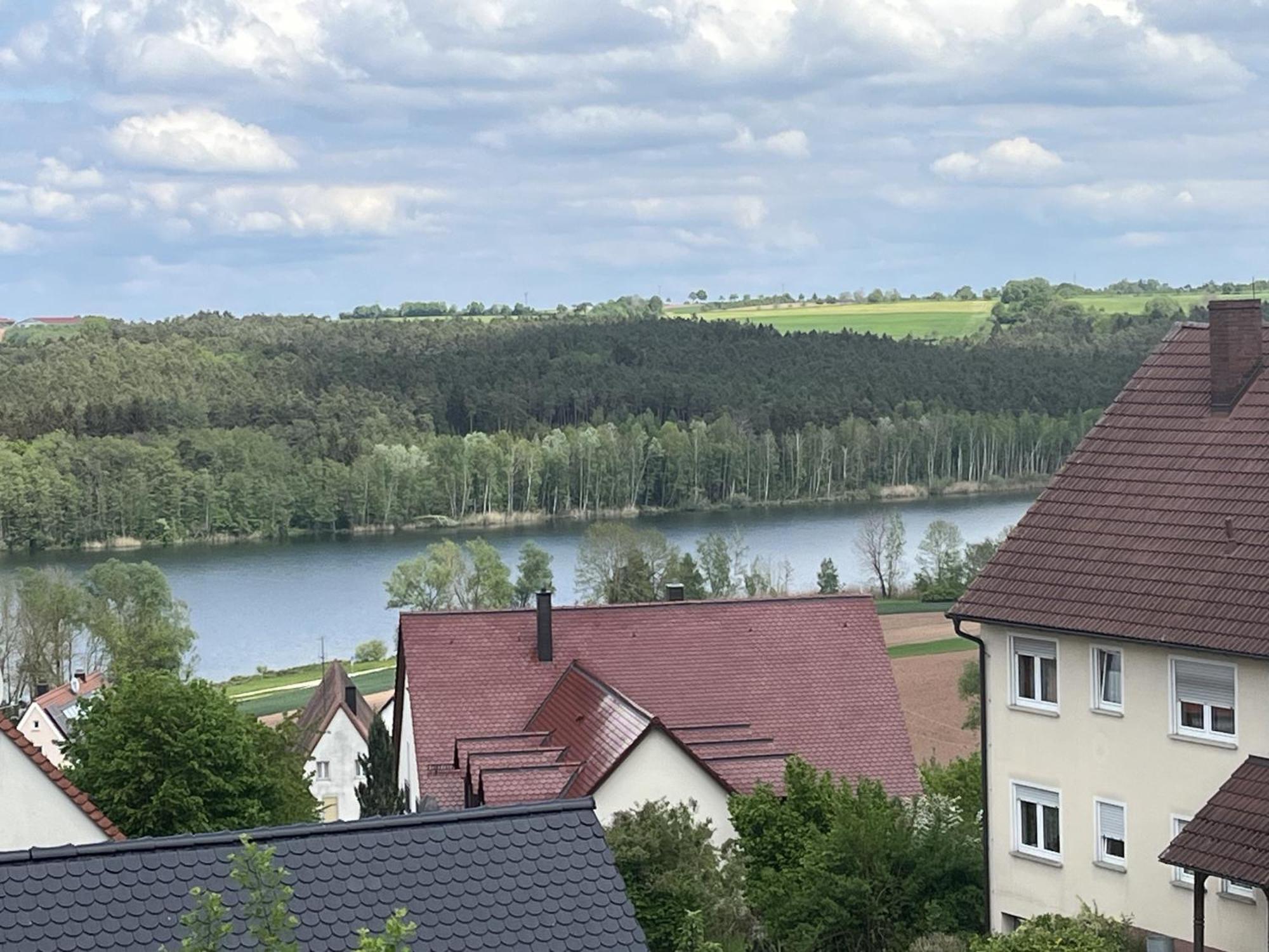 Wohnung Mit Dachterasse Absberg Esterno foto