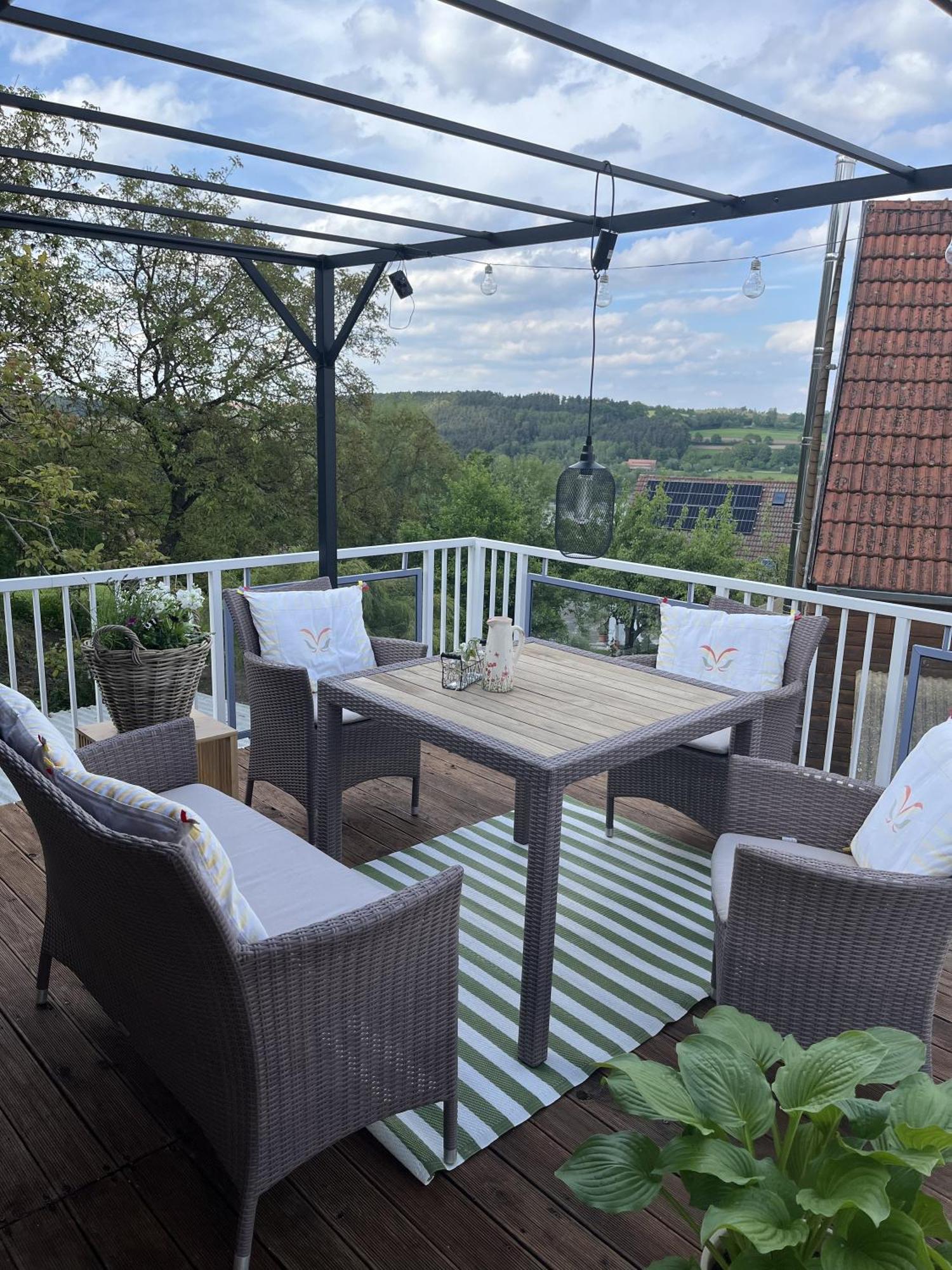 Wohnung Mit Dachterasse Absberg Esterno foto